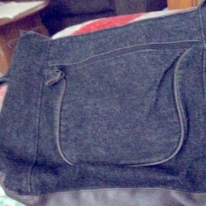 Denim And leather Bag
